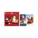 Traditional Santa Christmas Money Wallets x4 (Pack of 12) X9048B - Image 1