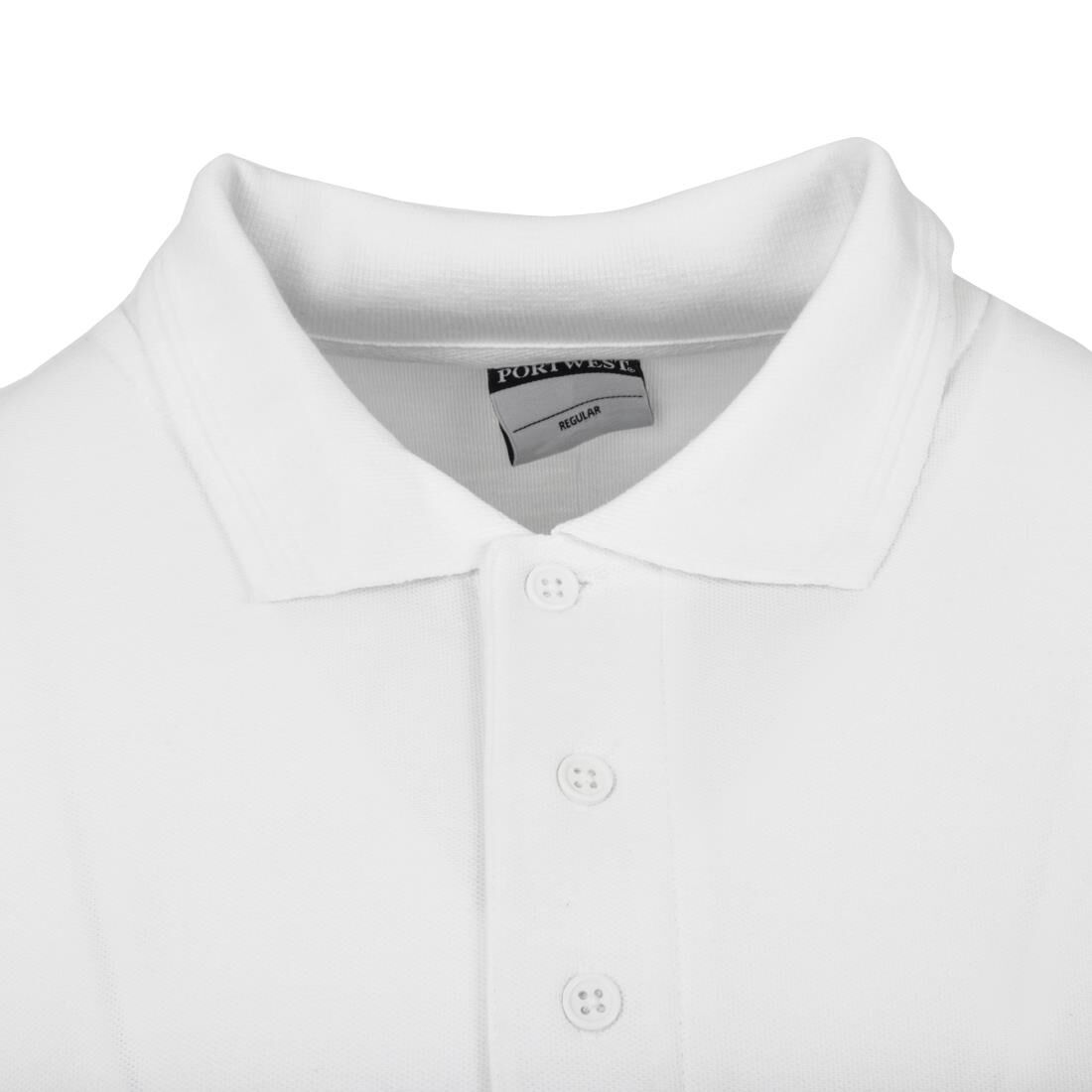 Unisex Polo Shirt White L