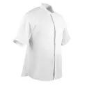 Southside Band Collar Unisex Chef Jacket White - Image 2