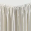 Table Top Cream Cover & Skirting - Plisse Style - Image 1