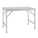 Vogue Stainless Steel Folding Table 1200mm - Image 1