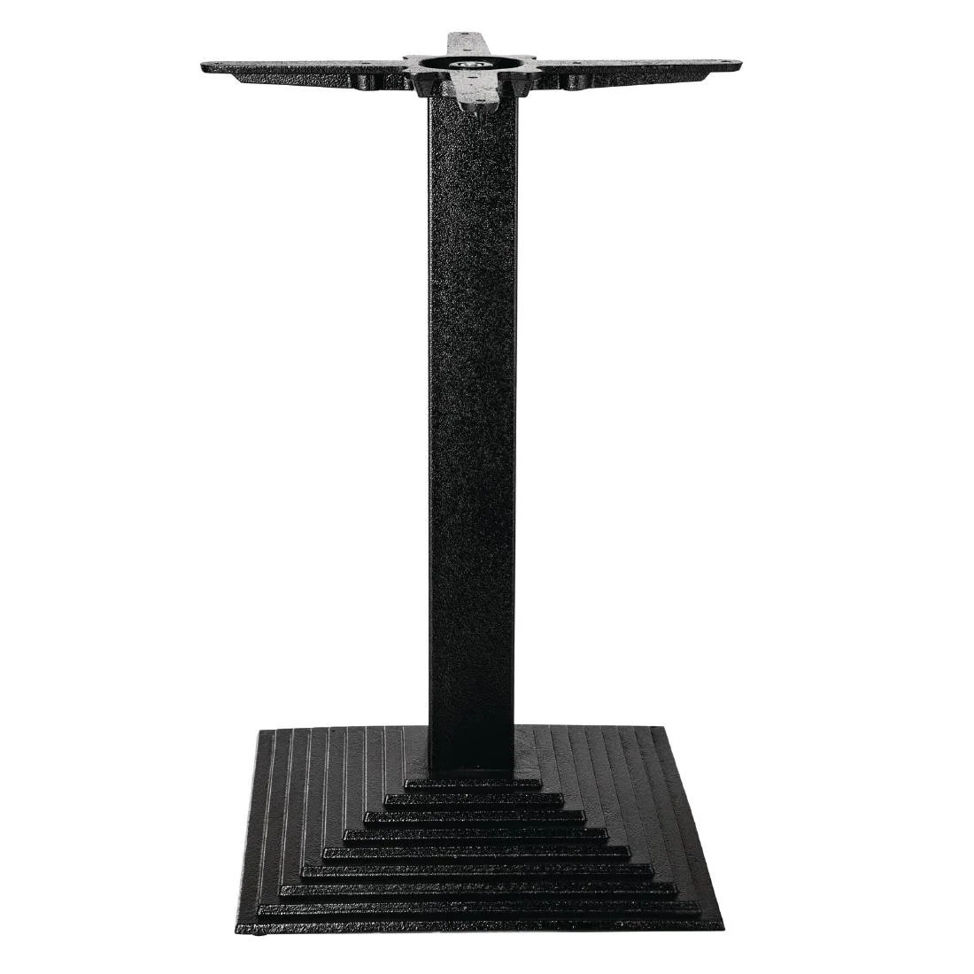 Bolero Cast Iron Step Square Table Base - Image 1