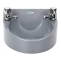 Basix Polycarbonate Wash Hand Basin Grey - Image 1