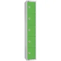 Elite Five Door Manual Combination Locker Locker Green - Image 1