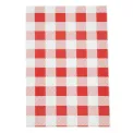 Greaseproof Paper Sheets Red Gingham 190 x 310mm (Pack of 200) - Image 1