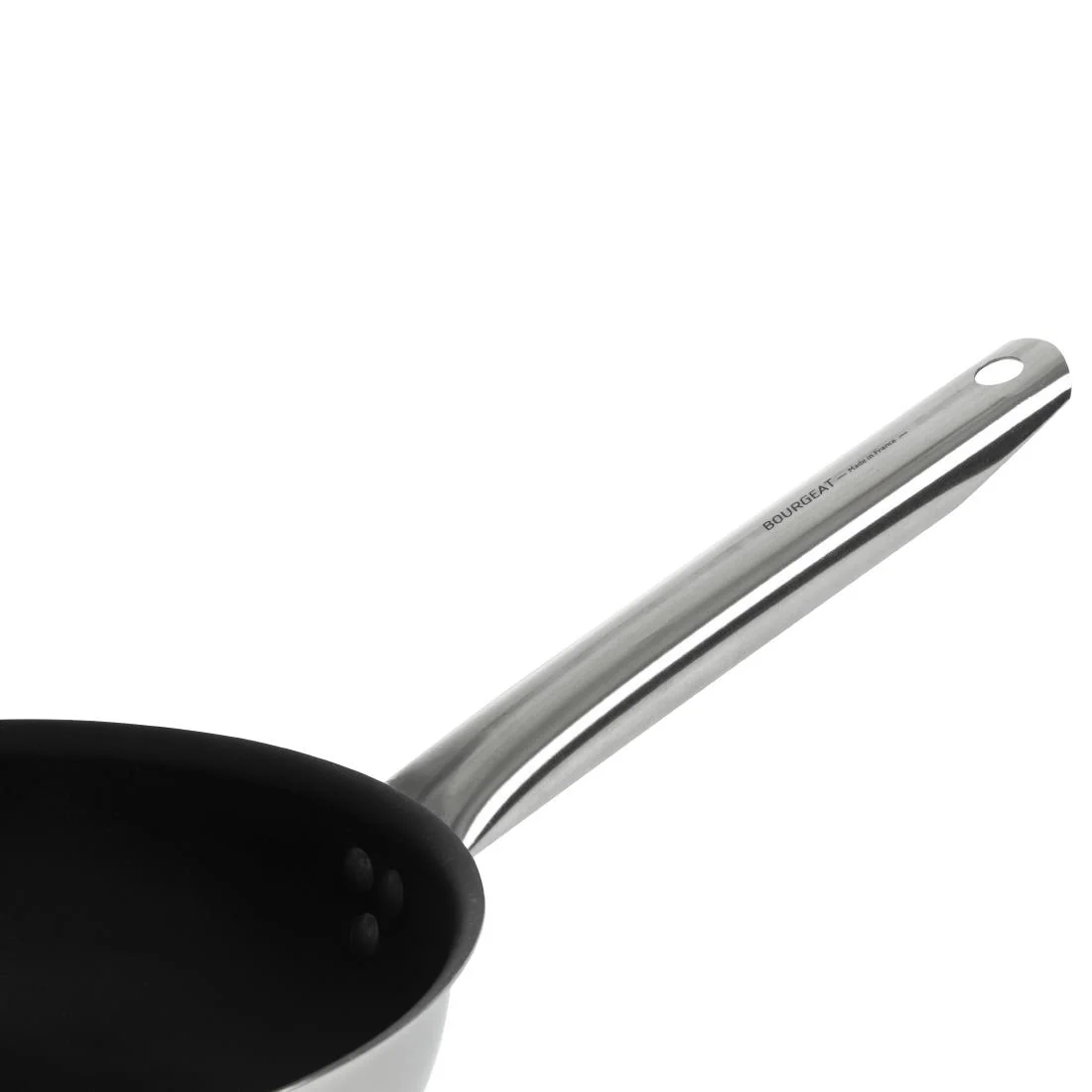Matfer Bourgeat Tradition Stainless Steel Pro Non-Stick Sauté Pan 24cm - Image 2