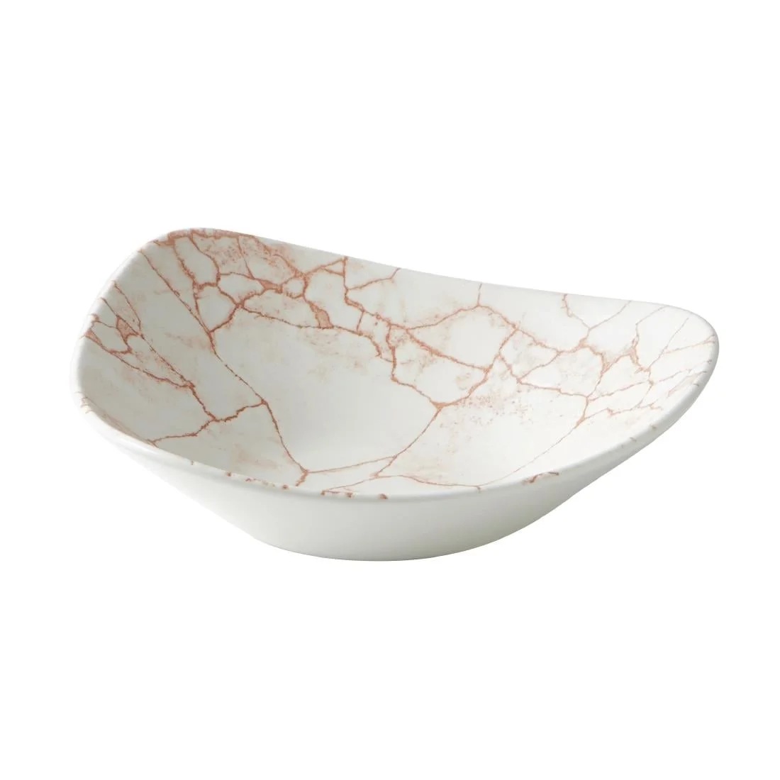 Churchill Studio Prints Kintsugi Lotus Bowls Coral 228mm (12 Pack) - Image 2