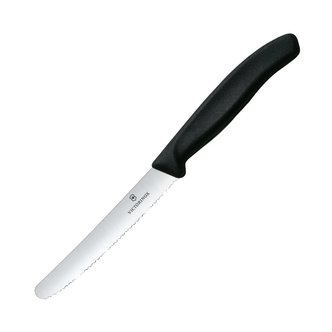 Victorinox Serrated Tomato Utility Knife Black 11cm - Image 1