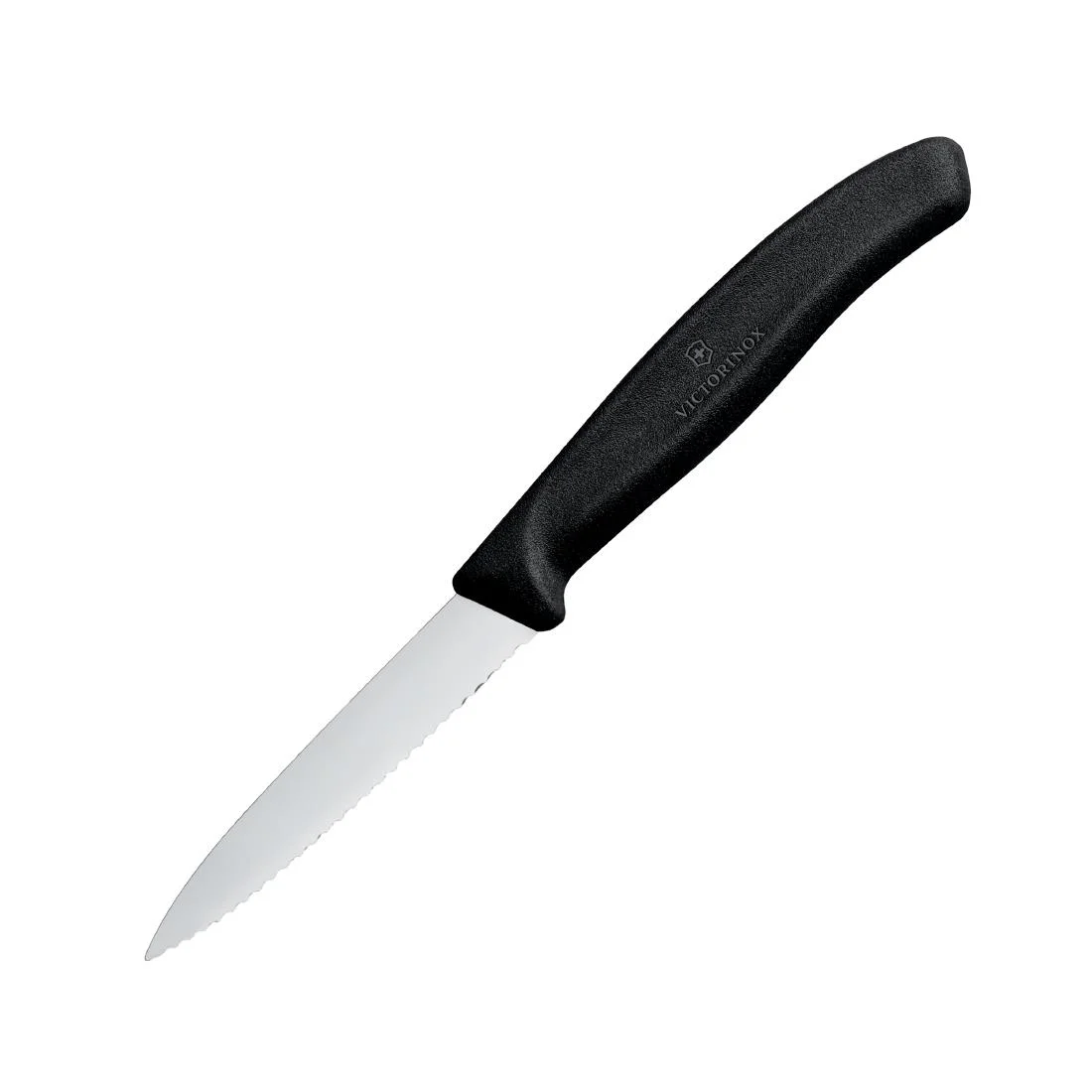 Victorinox Serrated Paring Knife Black 8cm - Image 1