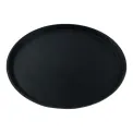 Beaumont Non-Slip Round Tray Black 280mm - Image 1