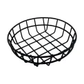 Beaumont Round Bread Basket Black 203mm - Image 1