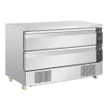 Polar U-Series Double Drawer Dual Temperature Counter Fridge Freezer 6xGN - Image 1