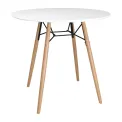 Bolero Arlo Table Round White 798mm - Image 1