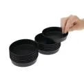 Matfer Bourgeat Exoglass Quiche Moulds 100mm (12 Pack) - Image 2