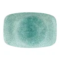 Churchill Raku Oblong Chef Plates Jade Green 199 x 300mm (6 Pack) - Image 1