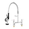 Vogue Twin Pedestal Mini Pre-Rinsers - Image 1