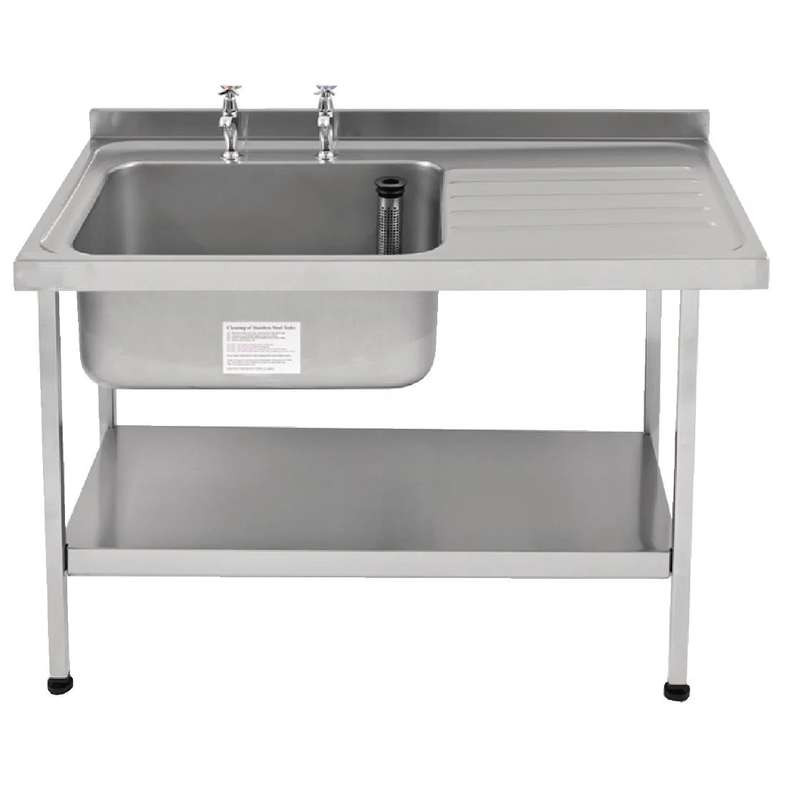 Franke Sissons Self Assembly Stainless Steel Sink Right Hand Drainer 1200x650mm - Image 1