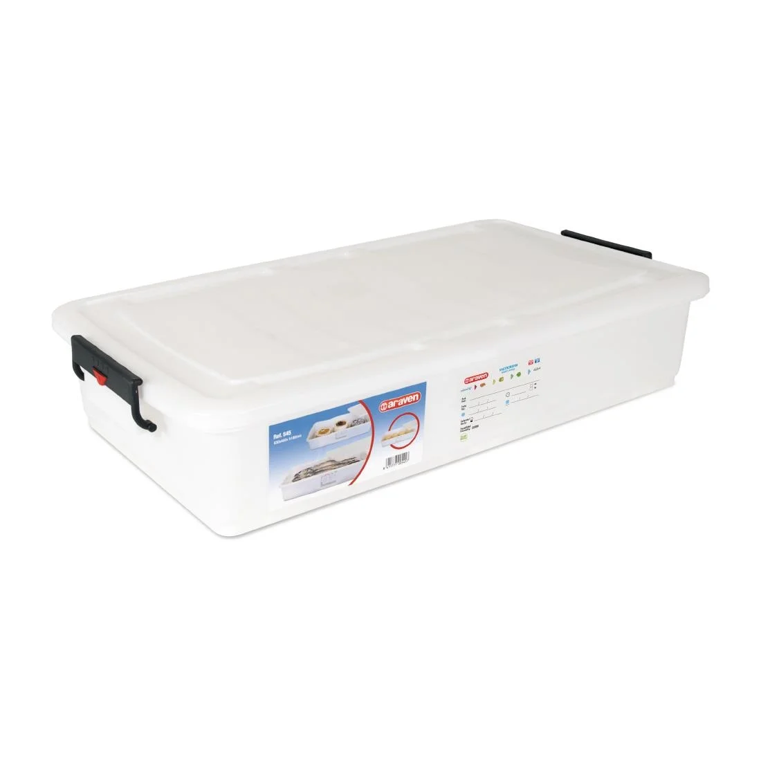 Food Box Storage Container with Lid 40Ltr - Image 1