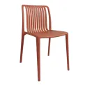 Bolero Verona Café Chairs Mild Orange (2 Pack) - Image 1
