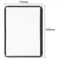 Olympia American Style Menu Cover Black A5 - Image 2