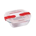 Pyrex Cook and Heat Square Dish with Lid - Image 1
