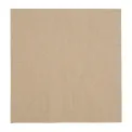 Fiesta Recyclable Recycled Lunch Napkin Kraft 33x33cm 2ply 1/4 Fold (Pack of 2000) - Image 1