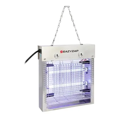 Eazyzap LED Brushed Stainless Steel Fly Killer