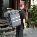 Vogue Insulated Delivery Back Pack Grey 550x400x400mm - Image 6