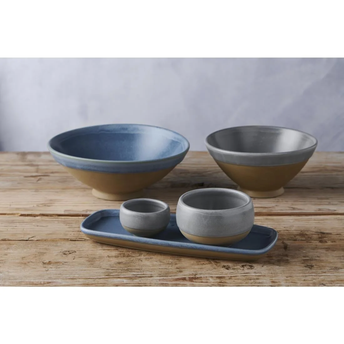 Churchill Emerge Seattle Grey Footed Bowls 200mm (6 Pack) - Image 2
