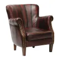 Lancaster Leather Chair Red - Image 1