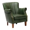 Lancaster Leather Chair Green - Image 1