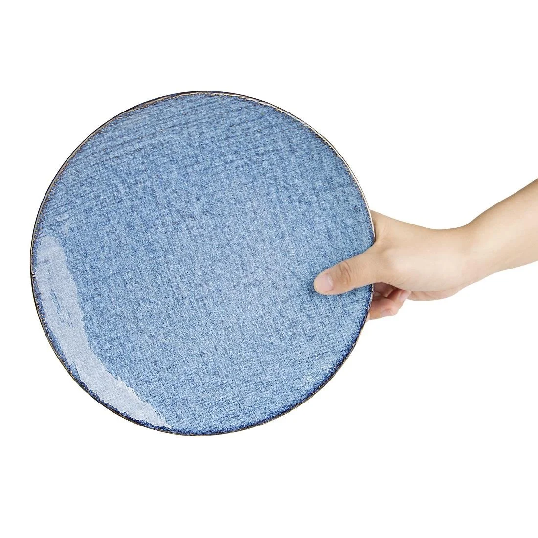 Olympia Denim Coupe Plates Blue 230mm (6 Pack) - Image 11
