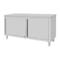 Vogue Standing Floor Cupboard Stainless Steel 900x1800x600mm - Image 1