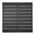Bolero Aluminium Square Table Top Black 700mm