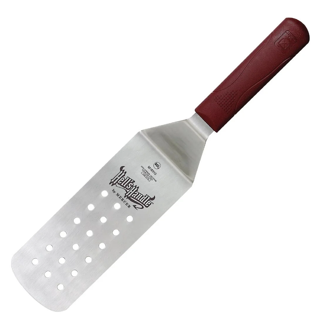 Mercer Culinary Hells Handle Heat Resistant Perforated Turner - Image 1