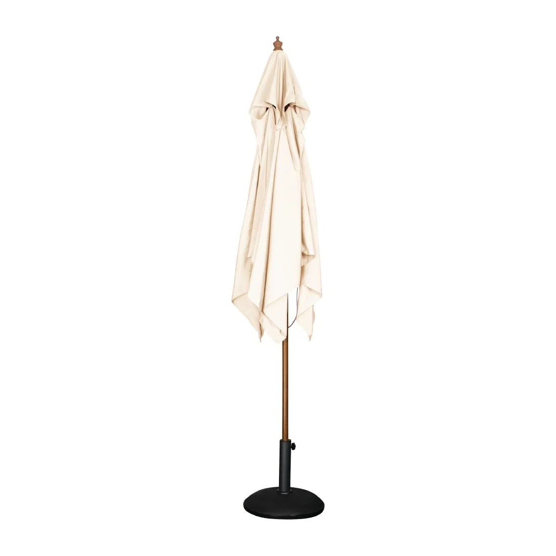 Bolero Square Pulley Parasol 2.5m Diameter Cream - Image 2