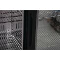 Polar Back Bar Cooler with Sliding Doors in Black 208Ltr