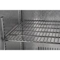 Polar Back Bar Cooler with Sliding Doors in Black 208Ltr