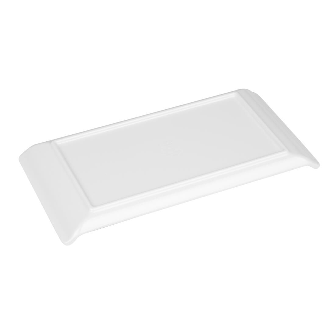 Kristallon Melamine Platter White 300 x 150mm