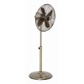 Status 16" Oscillating Antique Brass Stand Fan