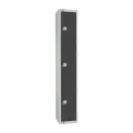 Elite Three Door Manual Combination Locker Locker Graphite Grey - Image 1