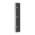 Elite Three Door Electronic Combination Locker Graphite Grey - Image 1