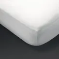 Mitre Comfort Percale Fitted Sheet White King Size - Image 1