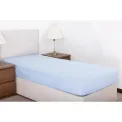 Mitre Essentials Temir Fitted Sheet Blue Single - Image 1