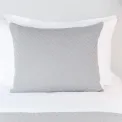 Mitre Essentials Quilted Waffle Cushion Cover Grey - Image 1