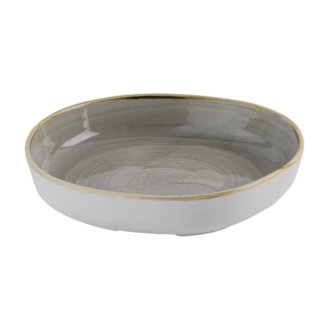Churchill Stonecast Grey Organic Walled Bowls 232mm (6 Pack) - Image 2