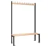 Single-Sided Island Seating Black