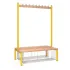 Double-sided Island Seating with Mesh Tray Yellow