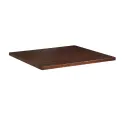 Solid Ash Dark Walnut Square Table Top 600x600mm - Image 1