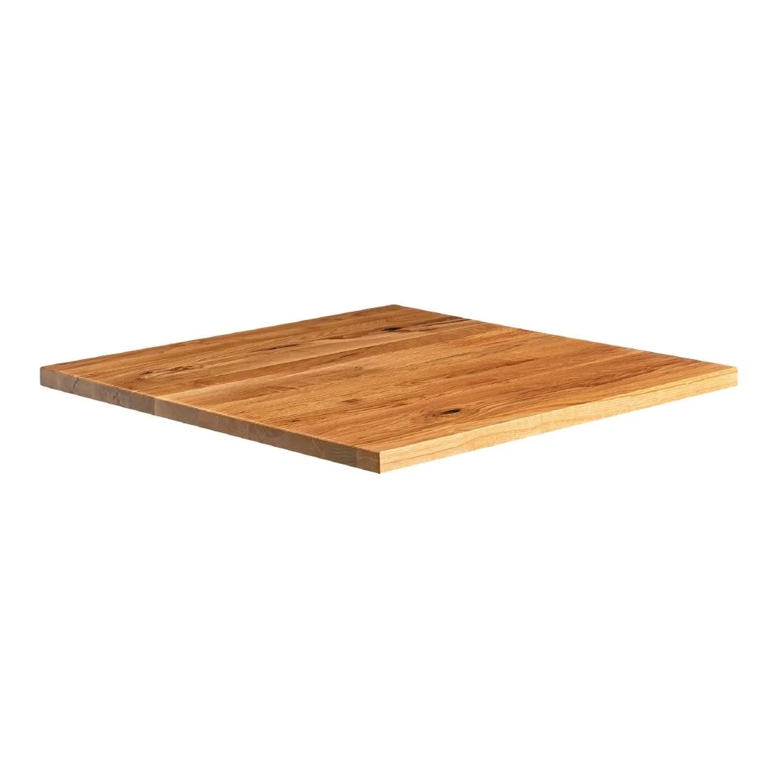Solid Oak Natural Square Table Top 700x700mm - Image 1